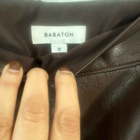 Aritzia Faux leather skirt - Picture 2 of 3